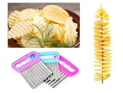 Pratik Kolay Patates Meyve Ve Sebze Dilimleyici Doğrama Bıçağı - 3