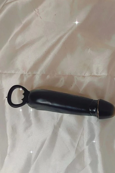 Şişe Açacak Pen is Objeli Büyük Boy Metal Krom Kaplama Arap Siyah Bira Gazoz Açacağı - 2