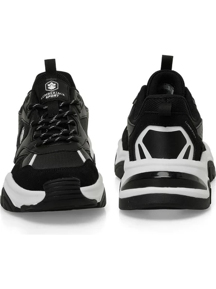 LUMBERJACK JOAO 4PR SİYAH BEYAZ COMFORT CASUAL ANATOMİK SPOR AYAKKABISI - 6