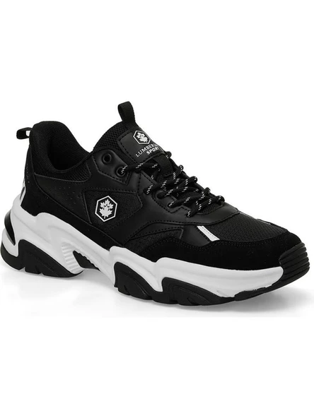 LUMBERJACK JOAO 4PR SİYAH BEYAZ COMFORT CASUAL ANATOMİK SPOR AYAKKABISI