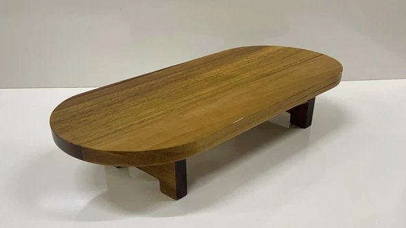 Akasya Oval Ayaklı Sunumluk 33x15 CM