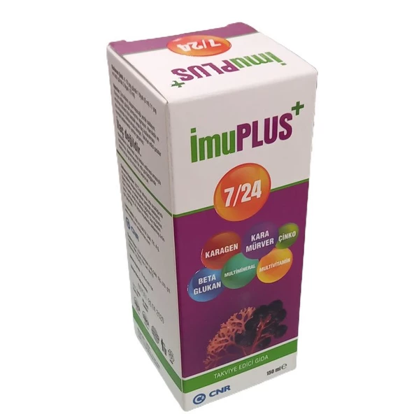 İmuplus Multivitamin ve Mineral, Kara Mürver, Karagen, Betaglukan Şurup 150ml