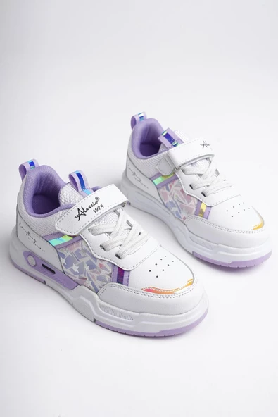 Muggo GUMBALL Garantili Bağcıklı ve Cırtlı Unisex Çocuk Sneaker Spor Ayakkabı - 8