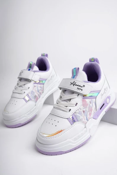 Muggo GUMBALL Garantili Bağcıklı ve Cırtlı Unisex Çocuk Sneaker Spor Ayakkabı - 7