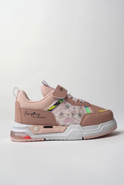 Muggo DORY Garantili Işıklı Bağcıklı ve Cırtlı Unisex Çocuk Sneaker Spor Ayakkabı - 9