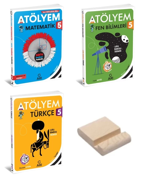 5. Sınıf 2025 Matematik Fen Bilimleri Türkçe Atölyem Serisi