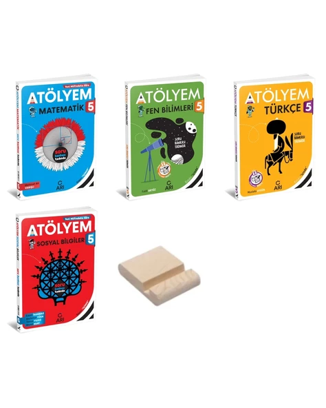 5. Sınıf 2025 Matematik Fen Bilimleri Türkçe Sosyal Atölyem Serisi ürün görseli 1