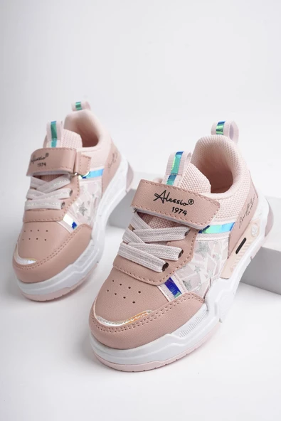 Muggo DORY Garantili Işıklı Bağcıklı ve Cırtlı Unisex Çocuk Sneaker Spor Ayakkabı - 10