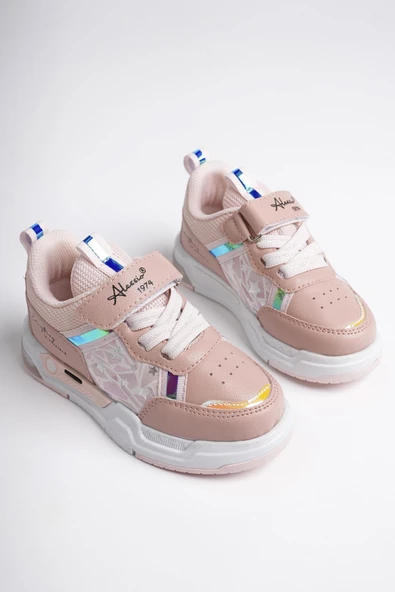 Muggo DORY Garantili Işıklı Bağcıklı ve Cırtlı Unisex Çocuk Sneaker Spor Ayakkabı - 12