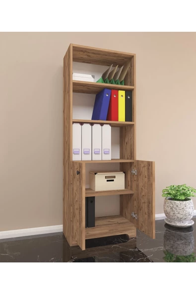 Nur Mobilya 6'lı Kitaplık Seti Ofis Dolabı Kütüphane - 4