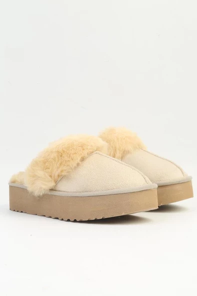 Pierre Cardin PC-54390 Kadın Terlik Krem 36-40