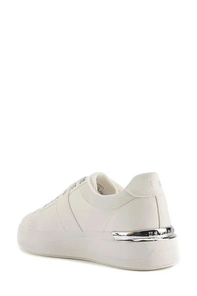 U.S. Polo Assn. Also 4Pr Kadın Beyaz Sneaker - 4