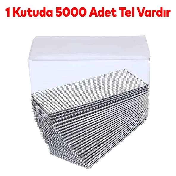 Zımba Teli F30 Sanayi Tipi 30 mm Makina Çivi Çivisi Süpürgelik Parke Ahşap Mdf Tel 5000 ADET - 7