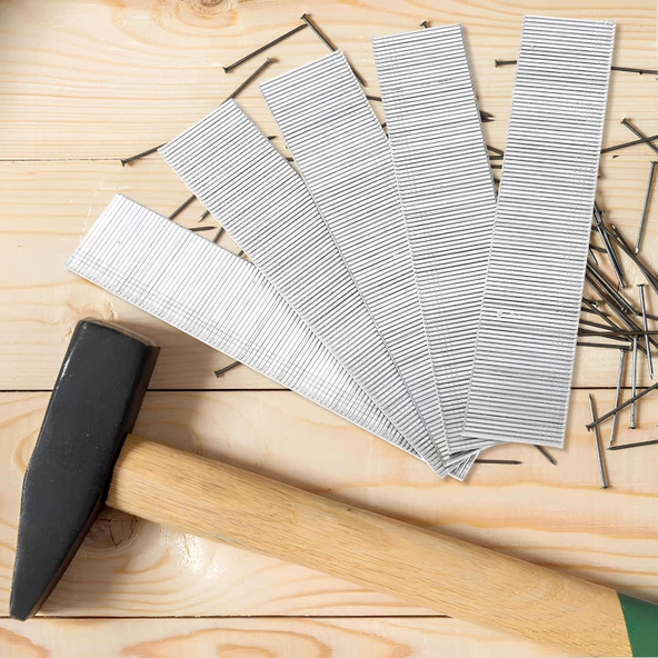 Zımba Teli F30 Sanayi Tipi 30 mm Makina Çivi Çivisi Süpürgelik Parke Ahşap Mdf Tel 5000 ADET - 8