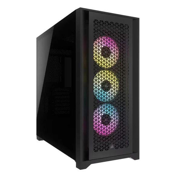 CORSAIR iCUE 5000D RGB AIRFLOW 3xAF120 Mid-Tower Siyah Gaming Kasa (CC-9011242-WW)