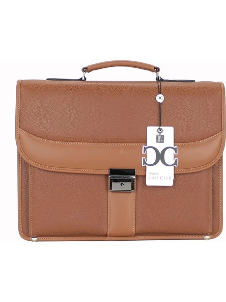 Deri Evrak Çantası Laptop Bölmeli 15.6 " İnç - 3