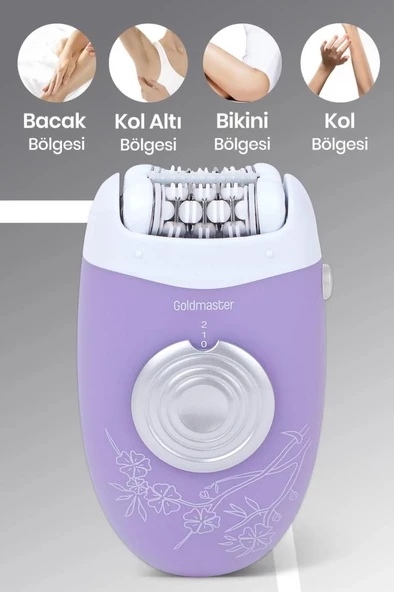 Goldmaster Lavin Şarjlı Epilasyon Cihazı GM-8165 - 2