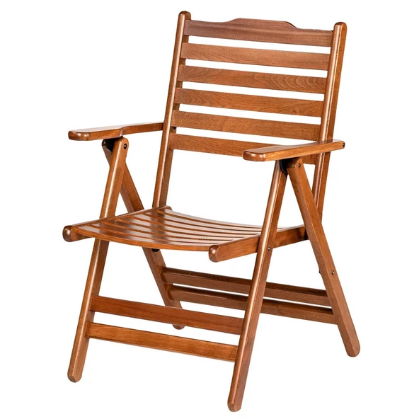 Ürgüp Pamukkale Ahşap Katlanır Beyaz Set : 90lık Masa + 2 Adet Sandalye Bahçe Takımı - 3