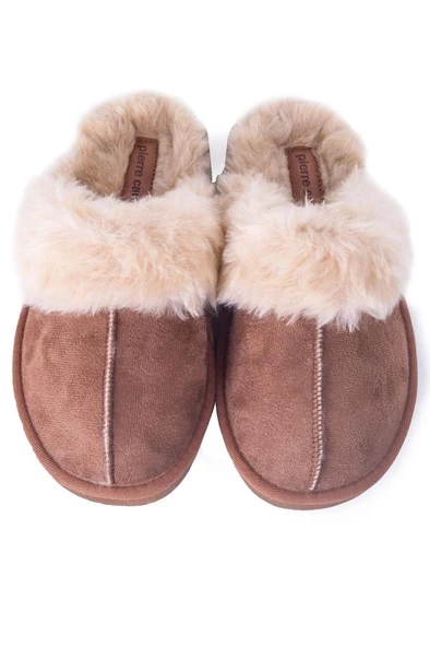 Pierre Cardin PC-54392 Kadın Kışlık Terlik Taba 36-40 - 5