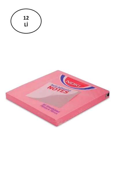 Noki  75x75 Yapışkanlı Not Kağıdı Açık Pembe 12166