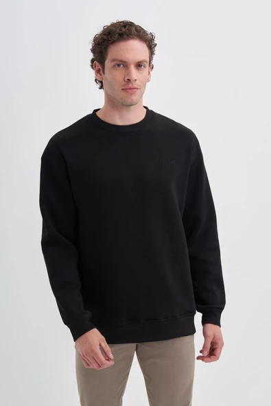 Cazador ERKEK OS CAZ 5229 3 İPLİK SWEAT SIYAH - 2