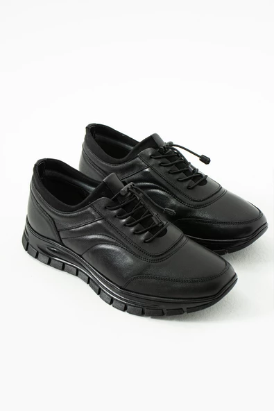 Albishoes Erkek Hakiki Deri Kışlık Casual Ayakkabı Kauçuk Taban Yumuşak Rahat Günlük Deri Ayakkabı - 6