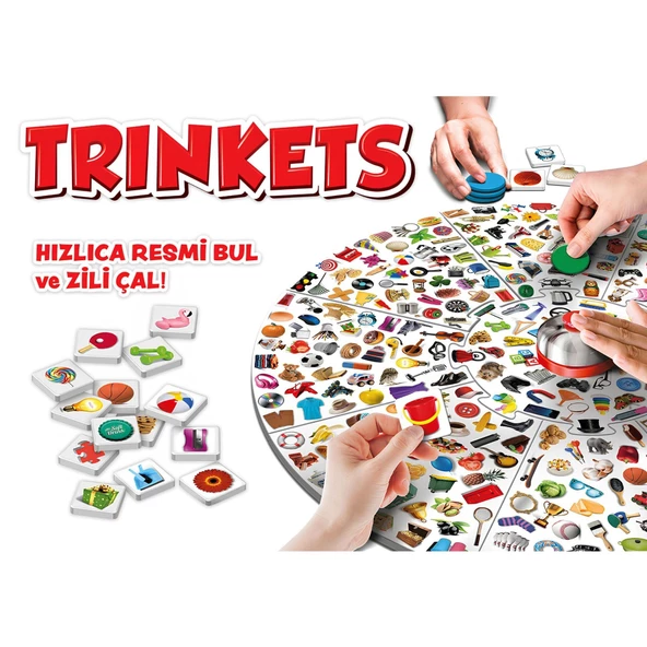 Trinkets Zilli Görsel Dikkat Refleks Kutu Oyunu