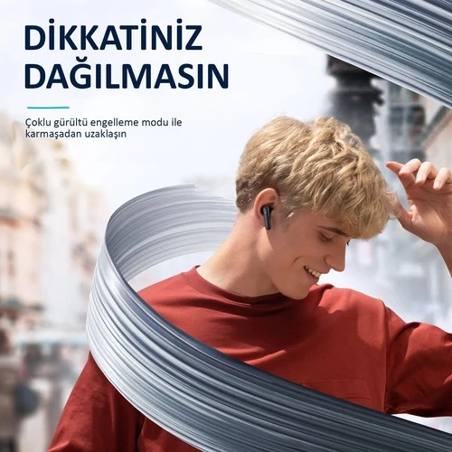 Anker Soundcore Life P3 TWS Bluetooth 5.2 Kulaklık - Oyun Modu - Hibrit Aktif Gürültü Önleme Siyah - A3939 (Anker Türkiye Garantili) - 4