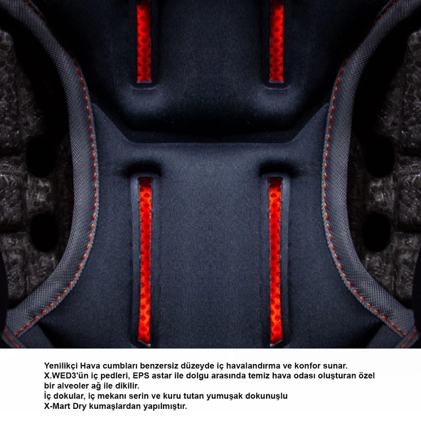 NEXX X.WED 3 TRAILMANIA MAT GRİ-TUTUNCU KASK - 3