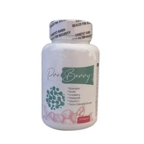 Proberry Probiyotik Kuersetin Turna Yemişi 30 Kapsül ürün görseli