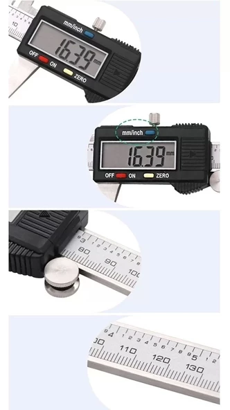 Kumpas - Dijital Kumpas 0,01 Mm - 150mm 6inc - 3