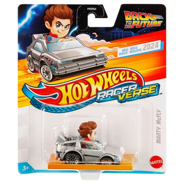 Hot Wheels RacerVerse Tekli Arabalar HKB86 HRT37 Marty McFly