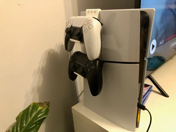 PS5 2'Lİ JOYSTİCK ASKISI BEYAZ 1 ADET - 2