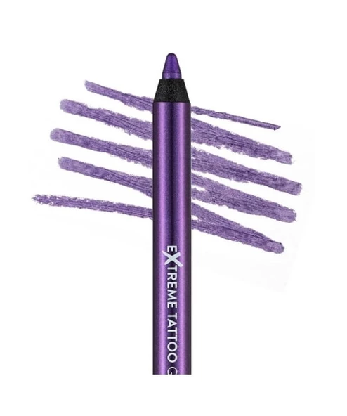 Flormar Extreme Tattoo Ekstra Kalıcı Işıltılı Jel Göz Kalemi 011 Purple Blaze - 4