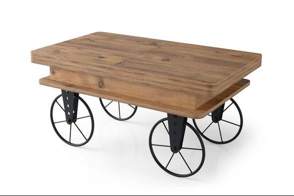 Akıllı Sehpa Kademeli Sihirli Sehpa Tavla Sehpa 60*100 - 2