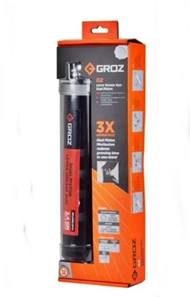 Groz Çift Pistonlu Gres Pompası 500 CC - 3