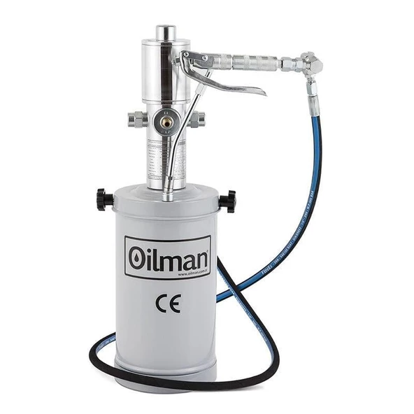 Oilman 809A-2/5 Havalı Gres Pompası Tabancalı 5 kg.
