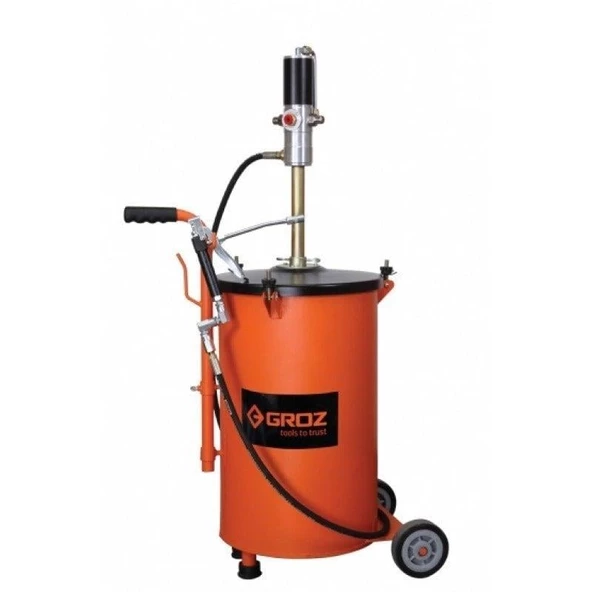 Groz BGRP/50 Havalı Gres Kovası 50 kg.