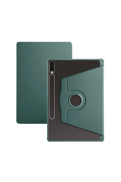 Galaxy Tab S10 Plus Uyumlu 12,4 inç Fuchsia Pino Kılıf Akıllı Kapak Kalem Bölmeli Standlı Kılıf - Resim 2