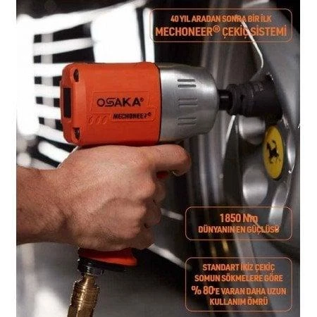 Osaka OPC 51212 MCN 1/2 Somun Sökme Makinası 1850 Nm - 2