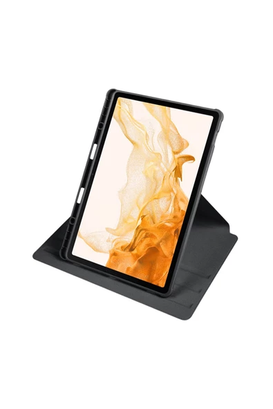 Galaxy Tab S10 Plus Uyumlu 12,4 inç Fuchsia Pino Kılıf Akıllı Kapak Kalem Bölmeli Standlı Kılıf - Resim 6