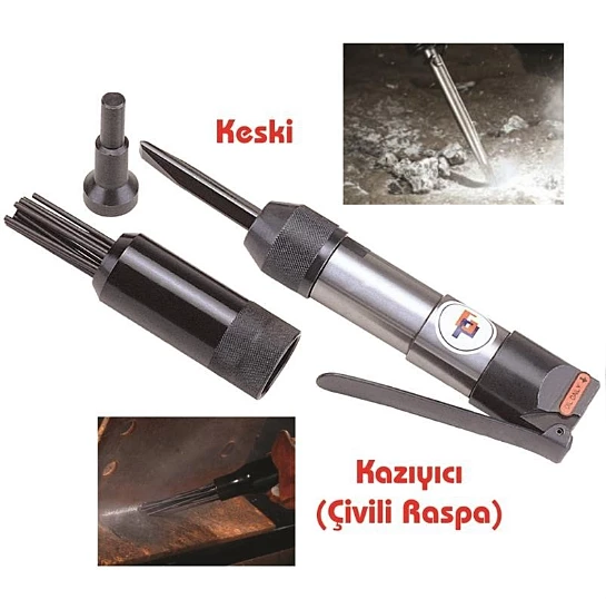 Gison GP-851I Havalı Keski+Kazıyıcı (Çivili Raspa) - 2