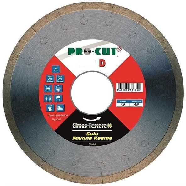 Pro-Cut  250x60 mm Sulu Fayans Kesme Testeresi