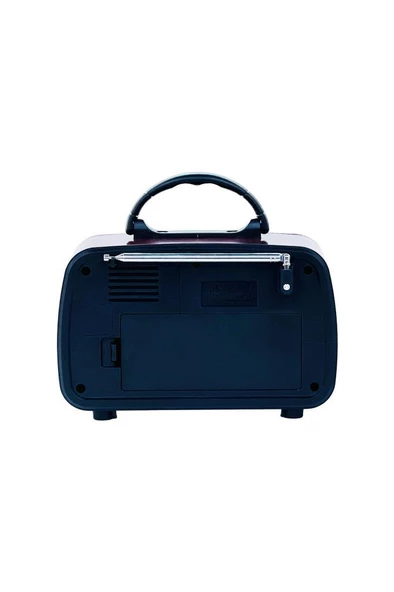 Torima Ns-01 Kahverengi Nostajik Radyo Bluetooth Hoparlör - Resim 4