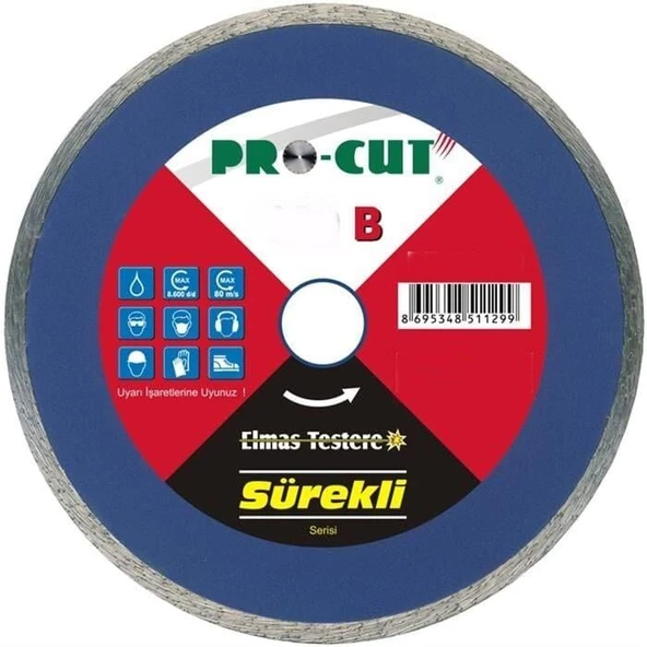 Pro-Cut 300x30 mm Seramik Cam Elmas Testere