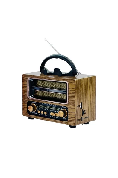 Torima Ns-02 Gold Nostajik Radyo Bluetooth Hoparlör - Resim 3