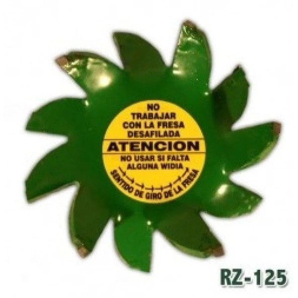 Macroza RZ-125 Freze Bıçak 40x40 mm