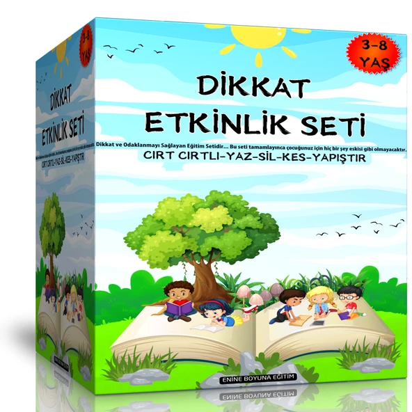 3-8 Yaş Dikkat Etkinlik Seti