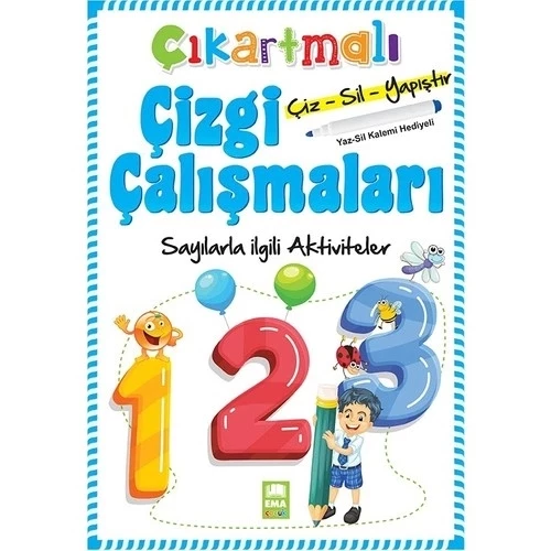 Çıkartmalı Çizgi Çalışmaları Ema Yayınları