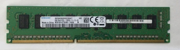 8GB Samsung M391B1G73EB0-YK0Q PC3L-12800E 1600MHz 2Rx8 LV ECC Server Memory - 1